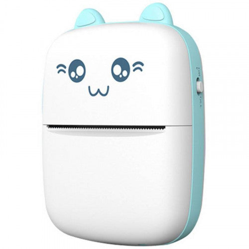 MINI IMPRESORA PORTARIL AZUL