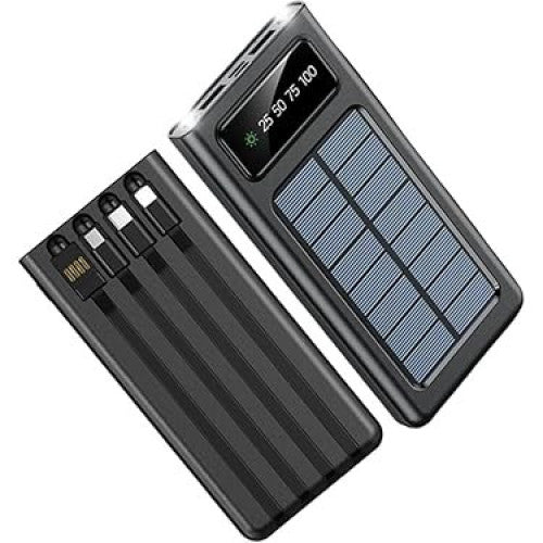 Power bank con carga solar 20.000mah