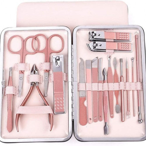 Kit de Higiene Completo (Rostro, Oídos, Manos y Pies) Rosado