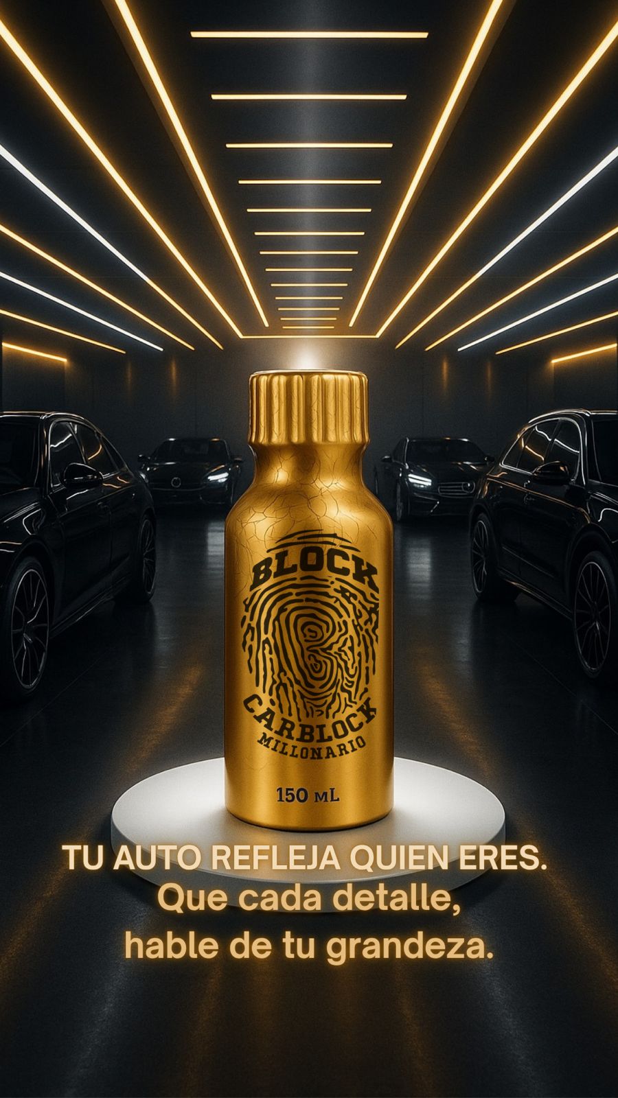 CARBLOCK (BODEGA E) PERFUME PARA AUTO AROMA MILLONARIO